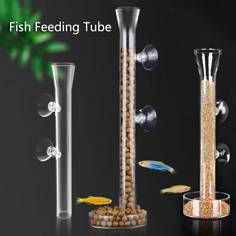 Meal Prep Glass - ガラスフィーダー,透明な魚のタンク,グラスファイバー,飼料器,魚用