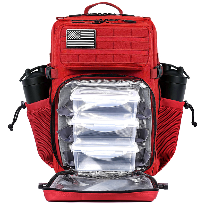 Meal Prep Gym - 45L 食事準備管理バックパックジム戦術防水断熱ランチクーラーバッグハイキングキャンプ旅行リュックサック