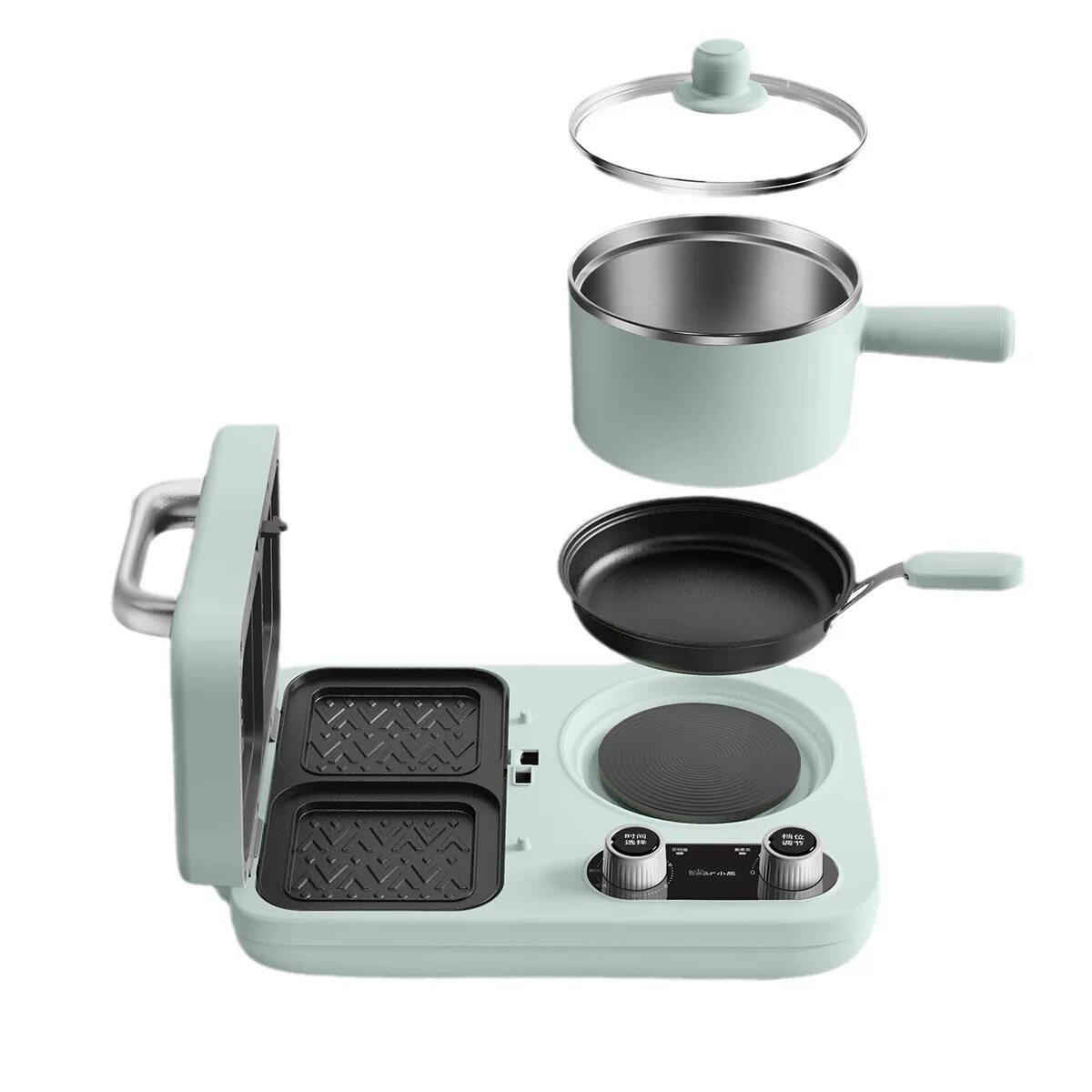 サンドイッチメーカー朝食マシン家庭用小型多機能トーストプレス - Breakfast Sandwich Press のレビューと価格
