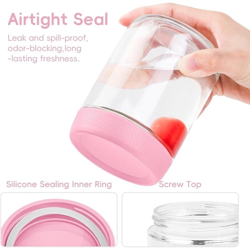 A26F-ガラス瓶、気密蓋付き、1セットのオーバーナイトオー - Meal Prep Glass のレビューと価格