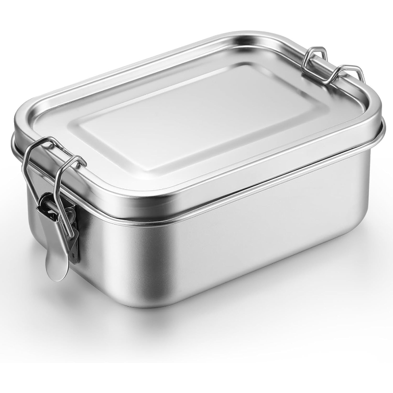 ステンレス製食品保存容器 蓋付き ランチボックス 冷蔵庫オー - Meal Prep Dinners のレビューと価格