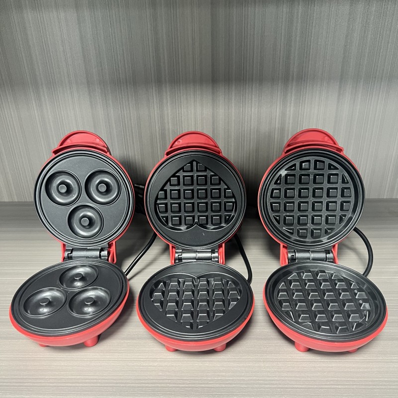 多機能ミニハート型ワッフルメーカー両面加熱朝食トースター、ポ - Breakfast Sandwich Press のレビューと価格