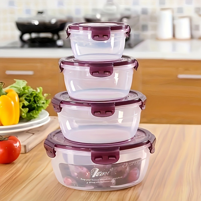 鮮やかな8点セットの食品保存容器！ 電子レンジ対応の紫と緑の - Meal Prep Glass のレビューと価格