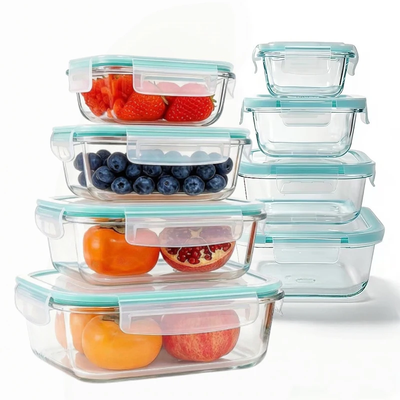 ホウケイ酸ガラス製ランチボックス、気密性・漏れ防止機能付き弁 - Meal Prep Glass のレビューと価格