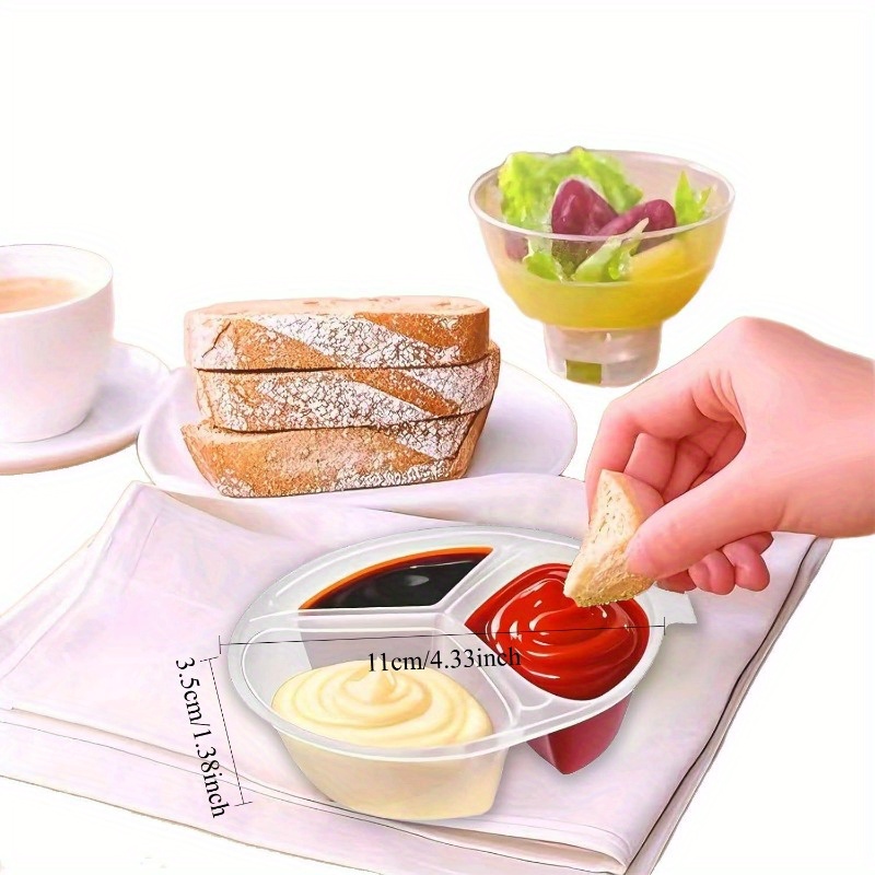 3つのコンパートメント付き使い捨て食品容器（蓋付き）- ミー - Meal Prep Dinners のレビューと価格