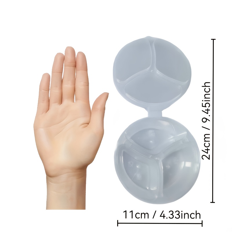 3つのコンパートメント付き使い捨て食品容器（蓋付き）- ミー - Meal Prep Dinners のレビューと価格