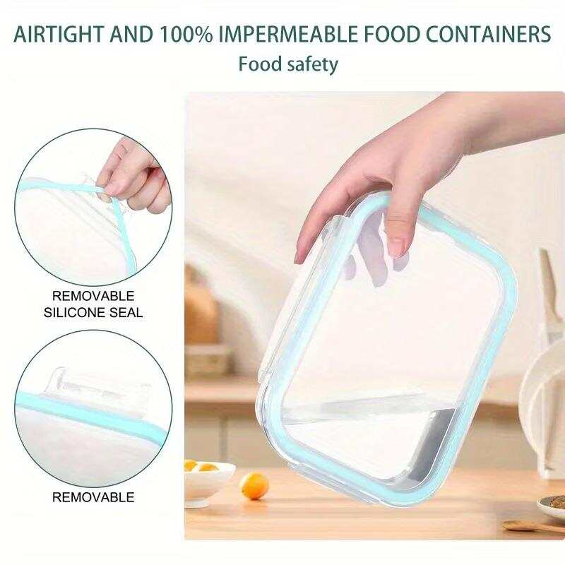 16個入り密閉ガラス製食品保存容器、ランチボックス、電子レン - Meal Prep Glass のレビューと価格