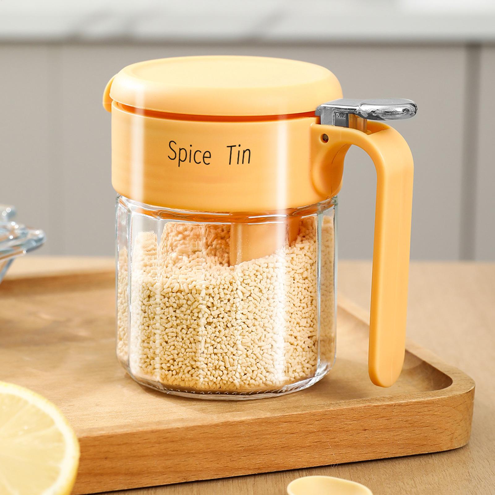 調味料ボックス 簡単アクセス 耐湿性ガラス調味料ジャー蓋 砂 - Meal Prep Glass のレビューと価格
