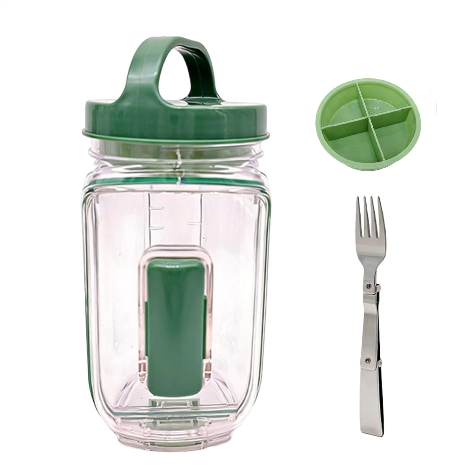 ドレッシングカップとフォーク付きサラダジャー 1000ml  - Meal Prep Gym のレビューと価格