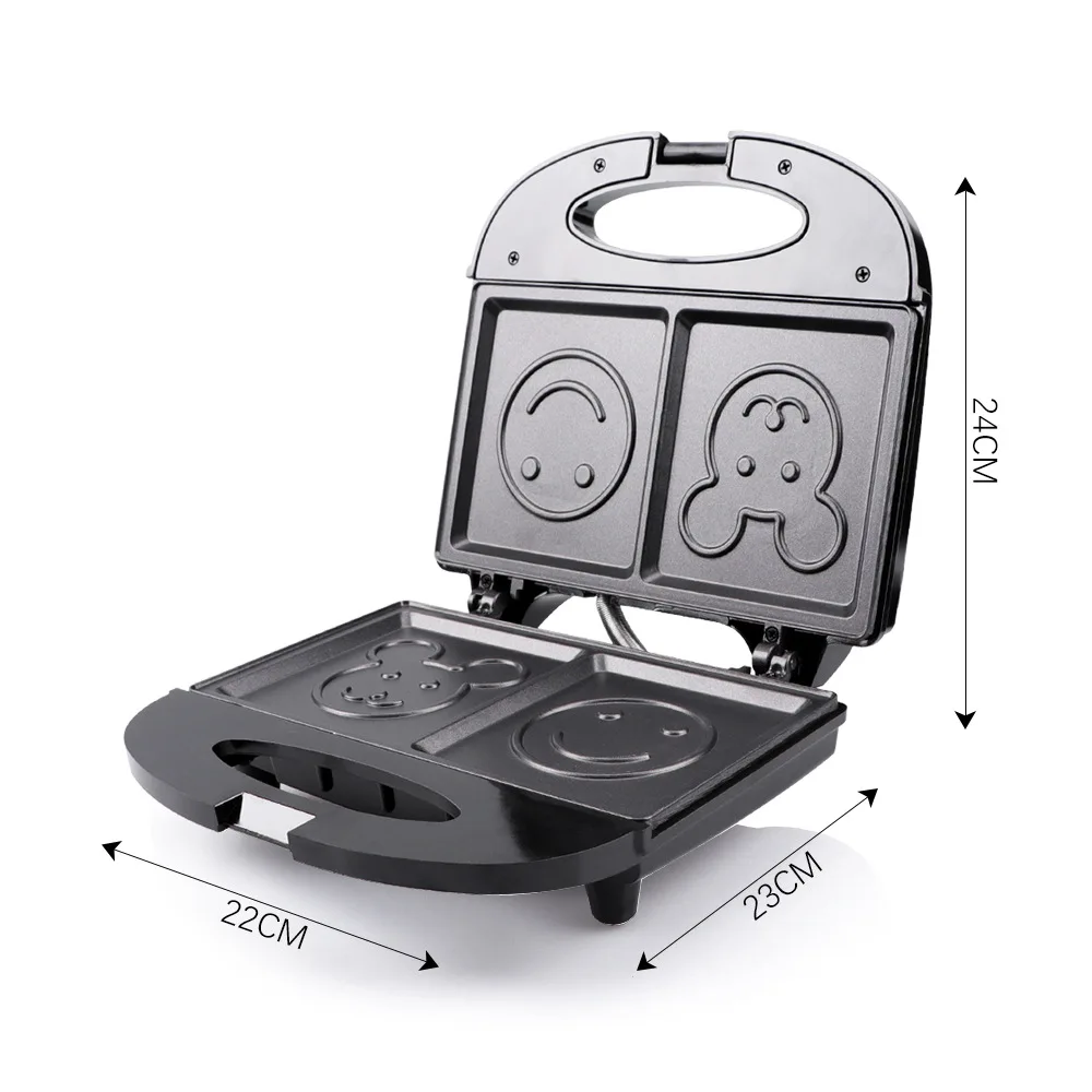 110V-220V 家庭用電化製品スマイリーサンドイッチマシ - Breakfast Sandwich Press のレビューと価格